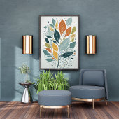 Eine Feier des Fall Foliage Fotodruck