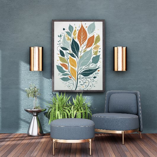 Eine Feier des Fall Foliage Fotodruck