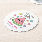 Eine Feier in Melon Untersetzer (angewinkelt)