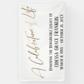 Eine Feier zum Thema "Life Gold Handwriting Typogr Banner (Vertikal)