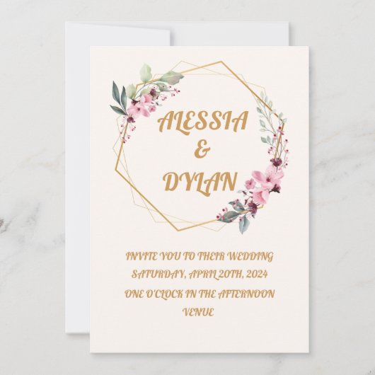 Eine Feier zur Liebe Einladung (Vorderseite)