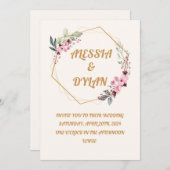 Eine Feier zur Liebe Einladung (Vorne/Hinten)