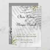 Eine Feier zur Liebe: Einladung zur Hochzeit (Vorne/Hinten)