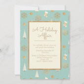 Eine Feiertags-Angelegenheits-Party Einladung (Vorderseite)