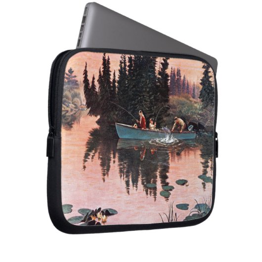 Eine feine Fahne von John Clymer Laptopschutzhülle (Vorne Rechts)