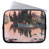 Eine feine Fahne von John Clymer Laptopschutzhülle (Vorderseite)