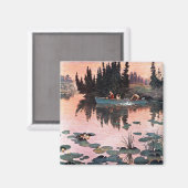 Eine feine Fahne von John Clymer Magnet (Vorderseite/Rückseite)