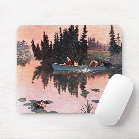 Eine feine Fahne von John Clymer Mousepad (Mit Mouse)
