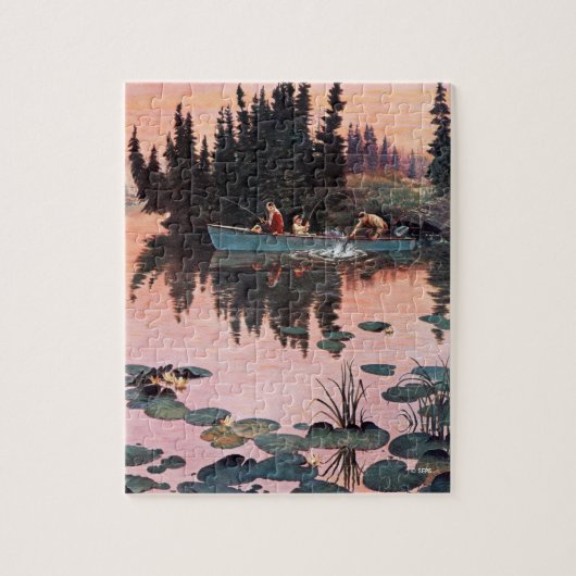 Eine feine Fahne von John Clymer Puzzle (Vertikal)