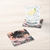 Eine feine Fahne von John Clymer Rechteckiger Pappuntersetzer (Vor Ort)