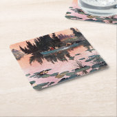 Eine feine Fahne von John Clymer Rechteckiger Pappuntersetzer (angewinkelt)