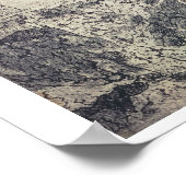 Eine felsige Landschaft (Gravieren) Poster (Ecke)