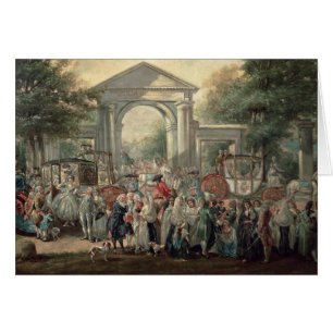 Eine Fiesta in einem botanischen Garten, 1775