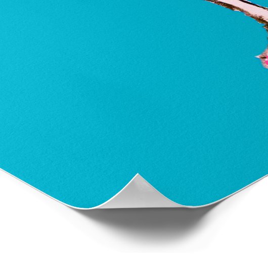 Eine Figur Poster (Ecke)