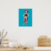 Eine Figur Poster (Küche)
