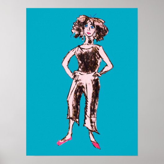 Eine Figur Poster (Vorne)