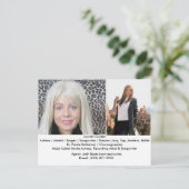 Eine Filmschauspielerin Laurah Guillen Film Compos Postkarte (Stehend Vorderseite)