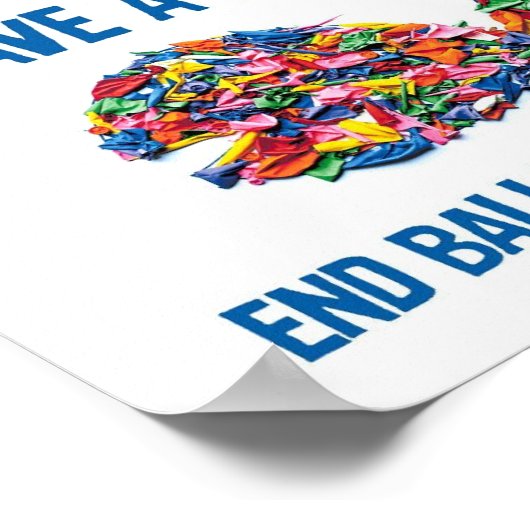 EINE FISCHVERSCHMUTZUNG gerettet - ENDE Poster (Ecke)