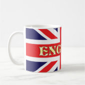 Eine Flagge der Union mit England darüber Kaffeetasse (Links)