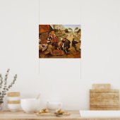 Eine flämische Kermesse Poster (Küche)