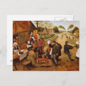 Eine flämische Kermesse Postkarte (Vorne/Hinten)