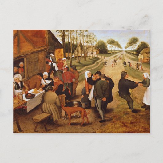 Eine flämische Kermesse Postkarte (Vorderseite)