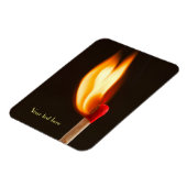 Eine Flamme Magnet (Linke Seite)