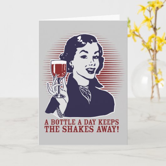 Eine Flasche eine TagPersonalizable Karte (Gelbe Blume)