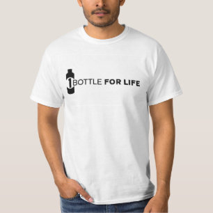 EINE FLASCHE FÜR lebenslang Logo T-Shirt