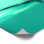 Eine Flasche in der Flasche | AI Art Poster (Ecke)