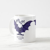 Eine Fledermaus mit breiter Spannweite Kaffeetasse (Vorderseite Links)