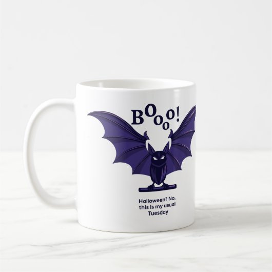 Eine Fledermaus mit breiter Spannweite Kaffeetasse (Links)