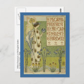 Eine florale Fantasie-Postkarte Postkarte (Vorne/Hinten)