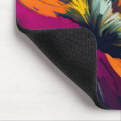Eine florale Odyssee – Ausdrucksstarker Blütenstan Mousepad (Ecke)