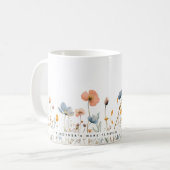Eine florale Touch zum Kaffeeabend: Mama Geschenk Kaffeetasse (Vorderseite Links)
