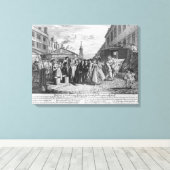 Eine Flottenhochzeit von 1747 Leinwanddruck (Insitu (Holzboden))