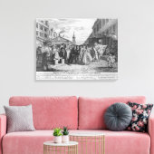 Eine Flottenhochzeit von 1747 Leinwanddruck (Insitu (Wohnzimmer))