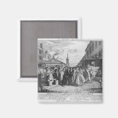 Eine Flottenhochzeit von 1747 Magnet (Vorderseite/Rückseite)
