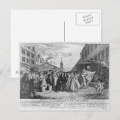 Eine Flottenhochzeit von 1747 Postkarte (Vorne/Hinten)