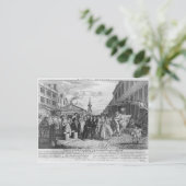 Eine Flottenhochzeit von 1747 Postkarte (Stehend Vorderseite)