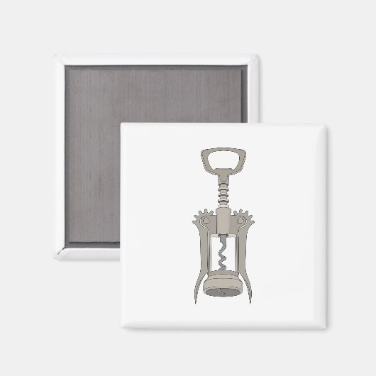 Eine Flügelschraube Magnet (Vorderseite/Rückseite)