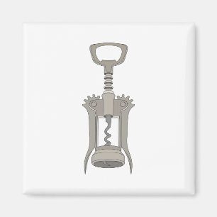 Eine Flügelschraube Magnet