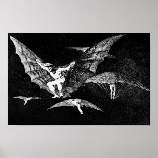 Eine Flugweise, Francisco Goya Poster (Vorne)