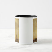 Eine Fluss-Szene, wenn die Fischer ein Netz legen, Tasse (Zentrum)