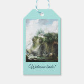 Eine Flusslandschaft im Winter, Francesco Foschi Geschenkanhänger (Vorderseite)