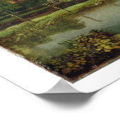 Eine Flusslandschaft, möglicherweise eine Aussicht Poster (Ecke)