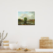 Eine Flusslandschaft, möglicherweise eine Aussicht Poster (Küche)