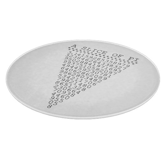 Eine Folie mit Pi-Grafik Schneidebrett (Ecke)