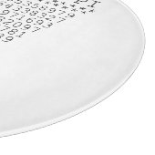 Eine Folie mit Pi-Grafik Schneidebrett (Ecke)