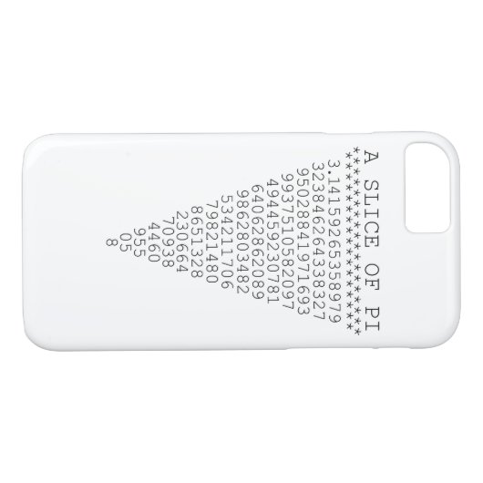 Eine Folie mit Pi-Präsentation Case-Mate iPhone Hülle (Rückseite (Horizontal))